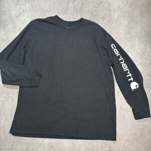 Carhartt Long Sleeve Black Work T-Shirt Mens XL Regular Workwear K-231
